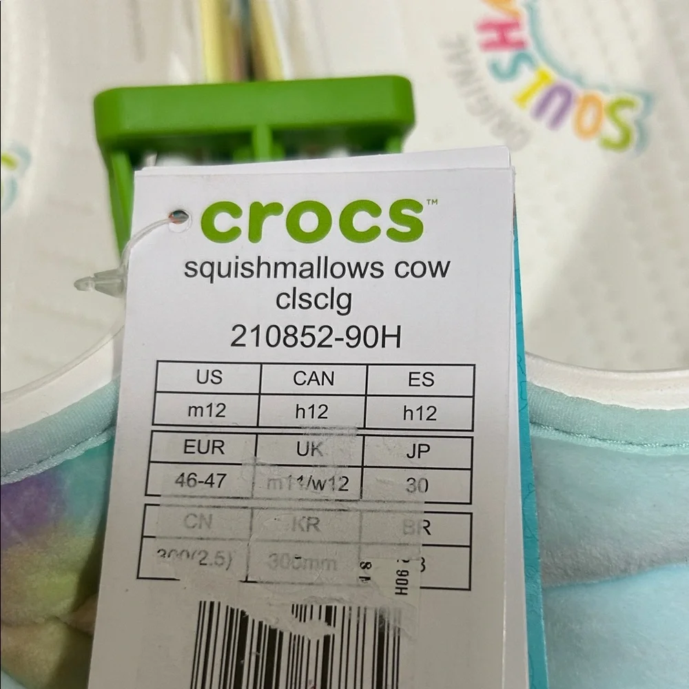 CROCS Multicolor‎ cow squishmallow